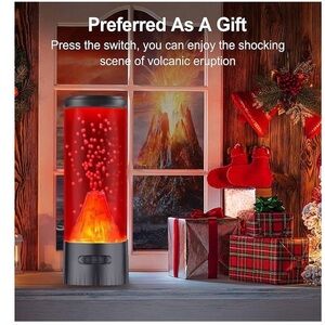 Volcano Eruption Night Light